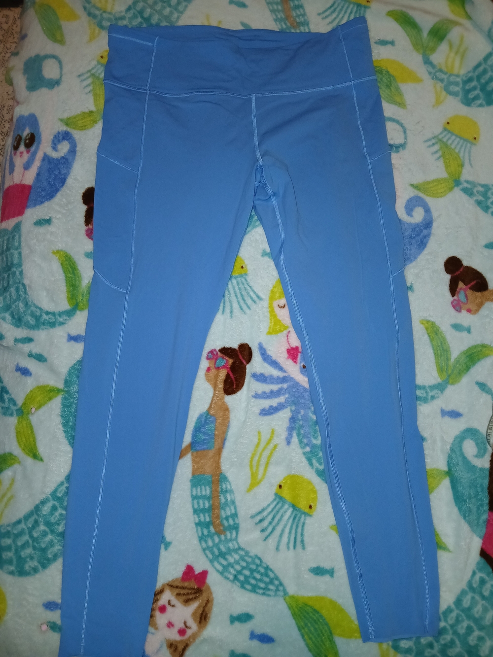 NWOT Lululemon Fast and Free HighRise Tight 27" *5-Pocket Blue Nile Size 14 - Picture 5 of 13